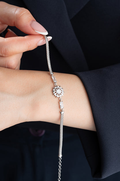 Diamond Silver Bracelet