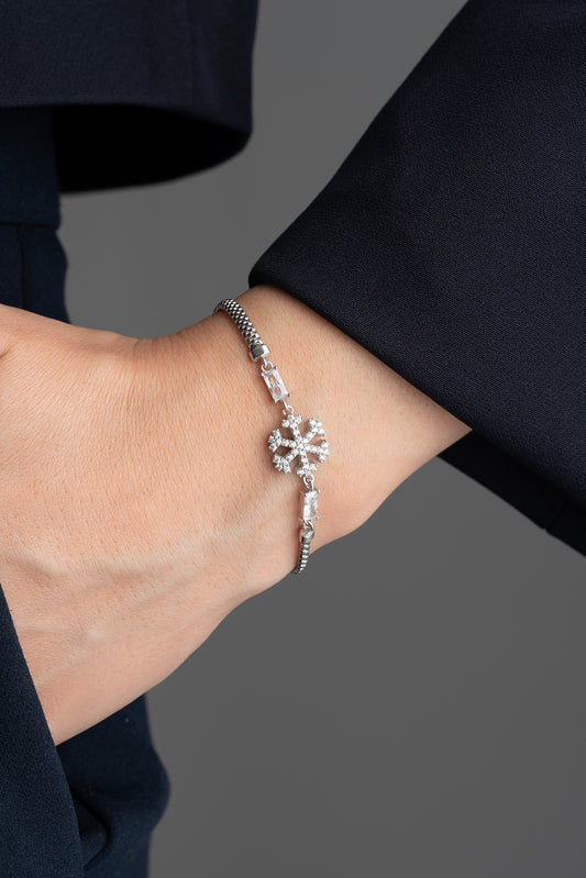 Diamond Snowflake Bracelet