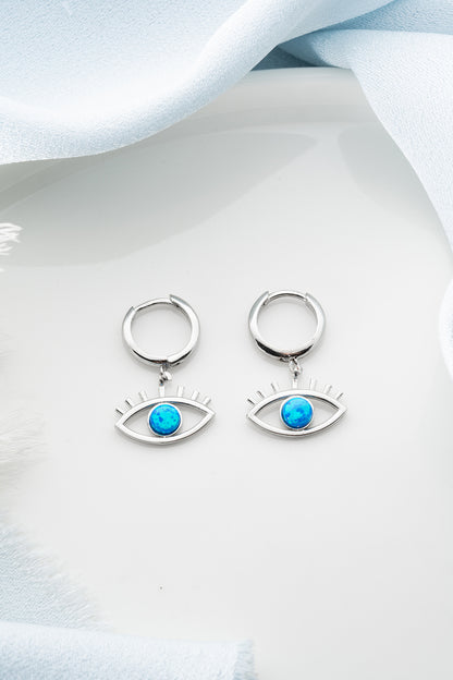 Opal Eye Earrings