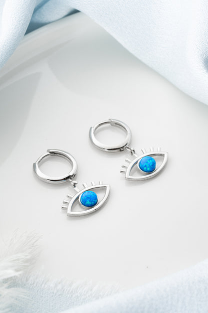 Opal Eye Earrings