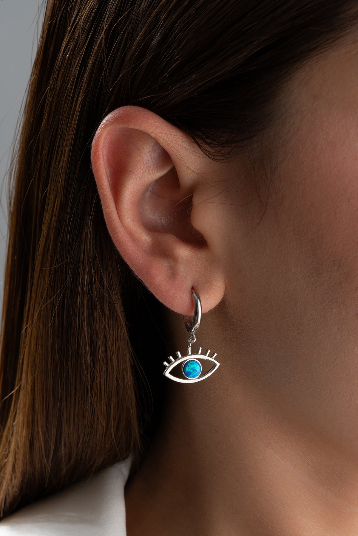 Opal Eye Earrings