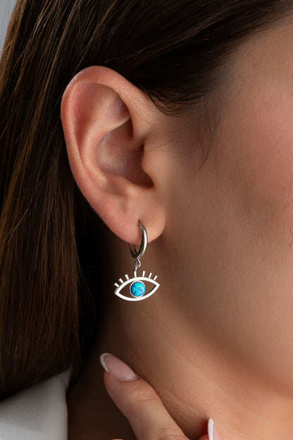 Opal Eye Earrings