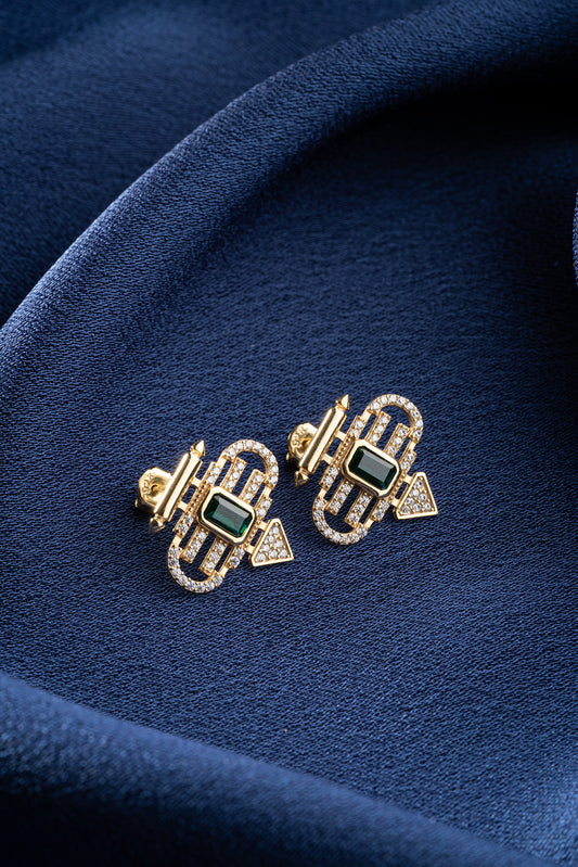 Seyma Emerald Earrings