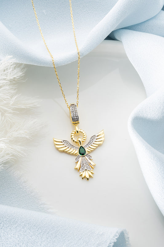 Silver Phoenix Necklace