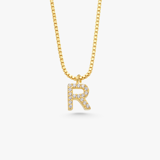 Diamond Initial Necklace