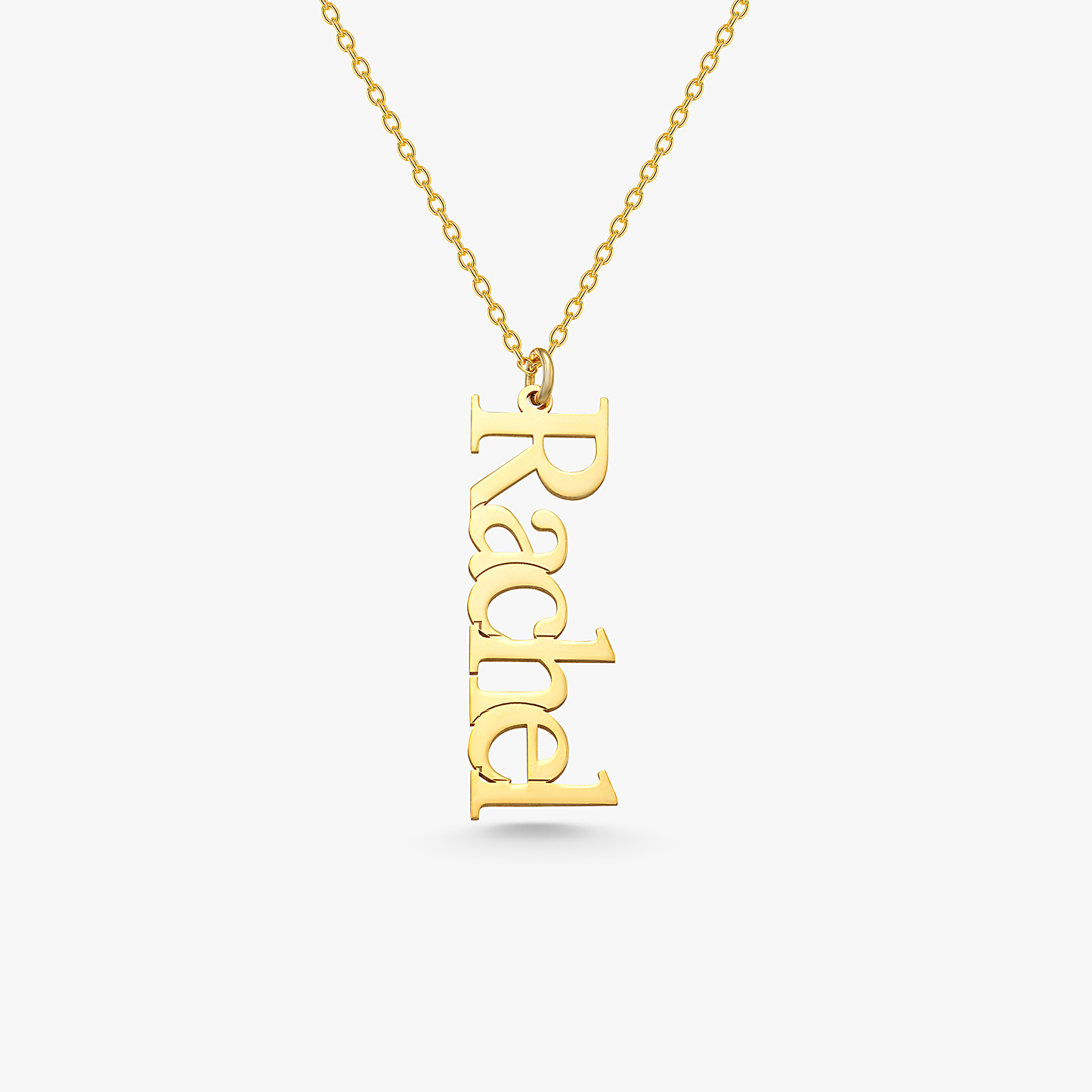 Adorness Vertical Name Necklace