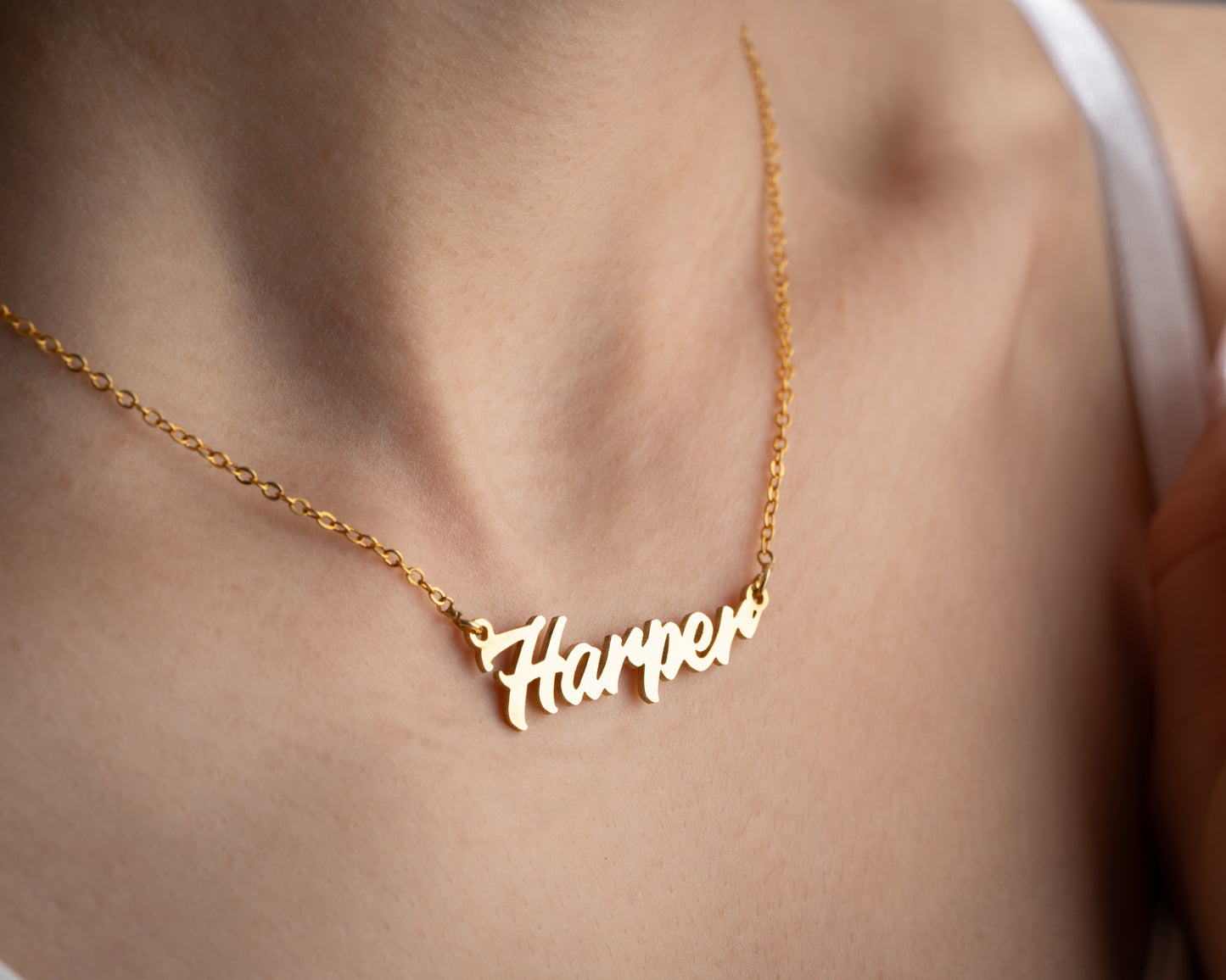 Custom Name Necklace Dainty Designs with Several Font Types