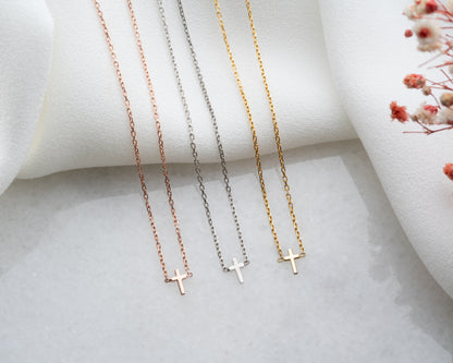 Dainty Cross Necklace