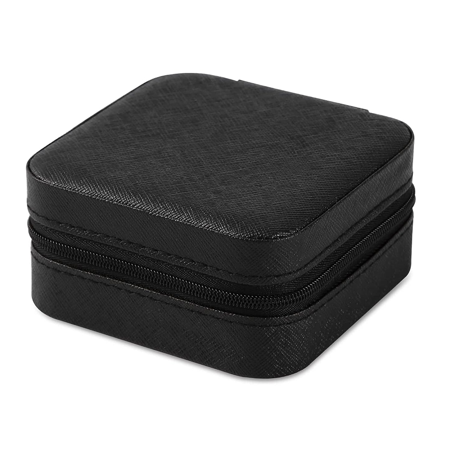 Travel Jewelry Box Organizer Leather Travel Case for Ring Earrings Necklaces Storage Organizer Box