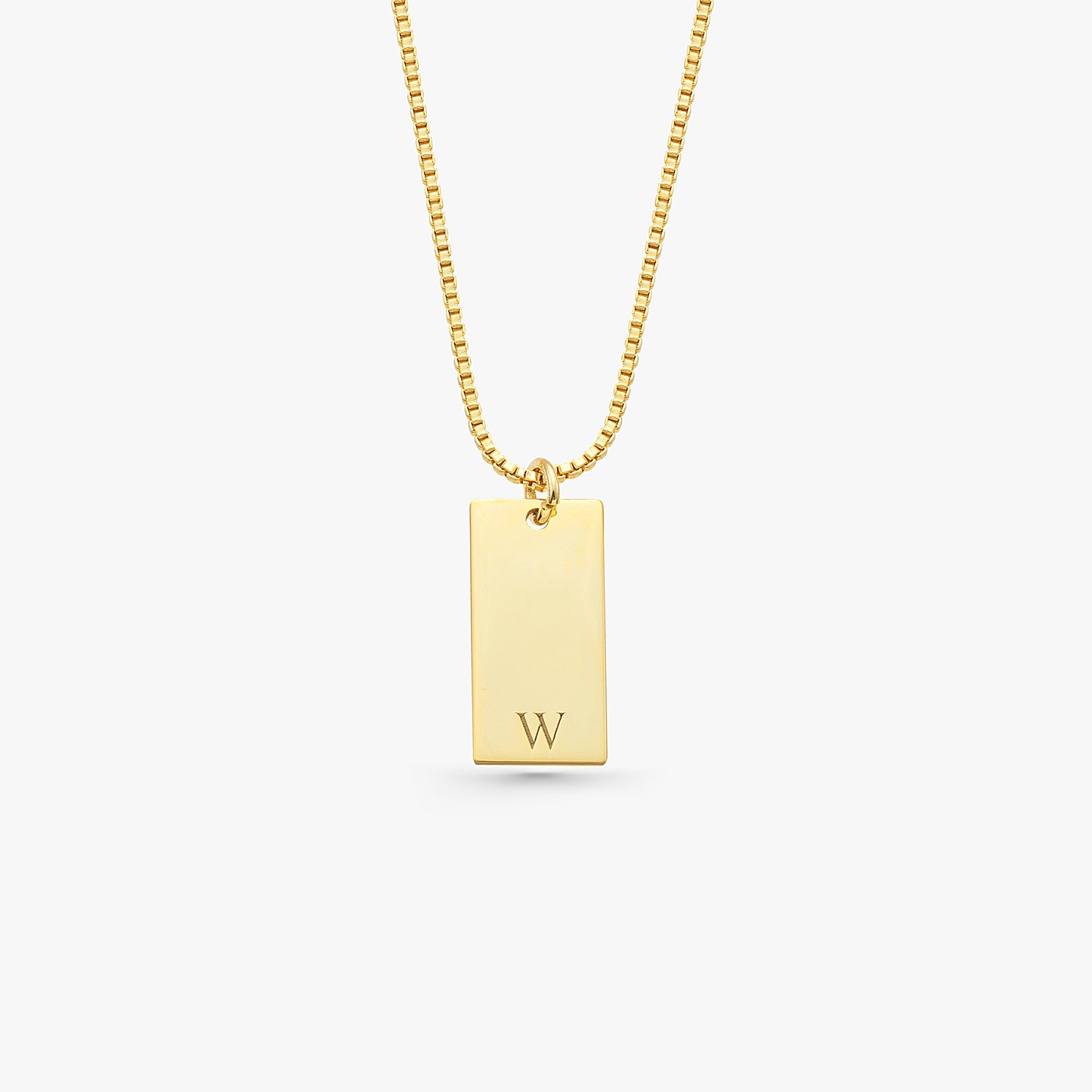 Initial Bar Necklace