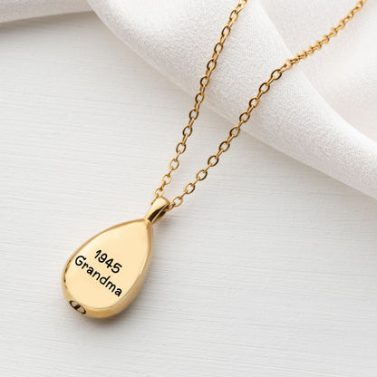 Customizable Urn Drop Necklace