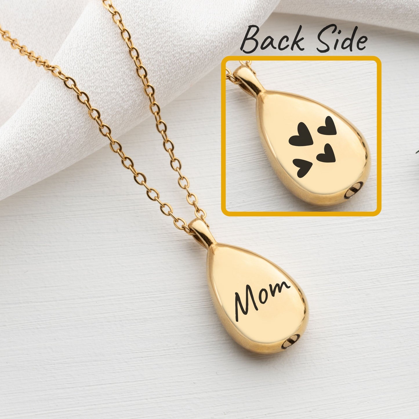 Customizable Urn Drop Necklace