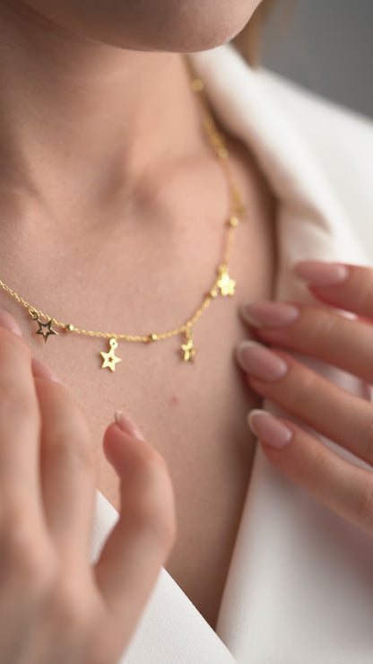 Star Sattelite Necklace