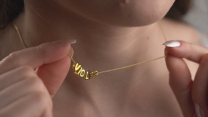 Bubble Name Necklace