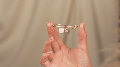 Engravable Disc Bracelet